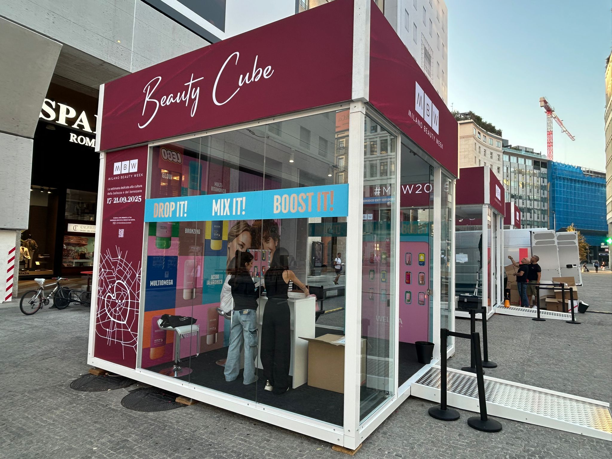 installazioni pubblicitarie e pop up store